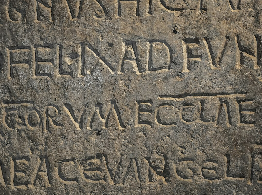 ancient roman wall inscription