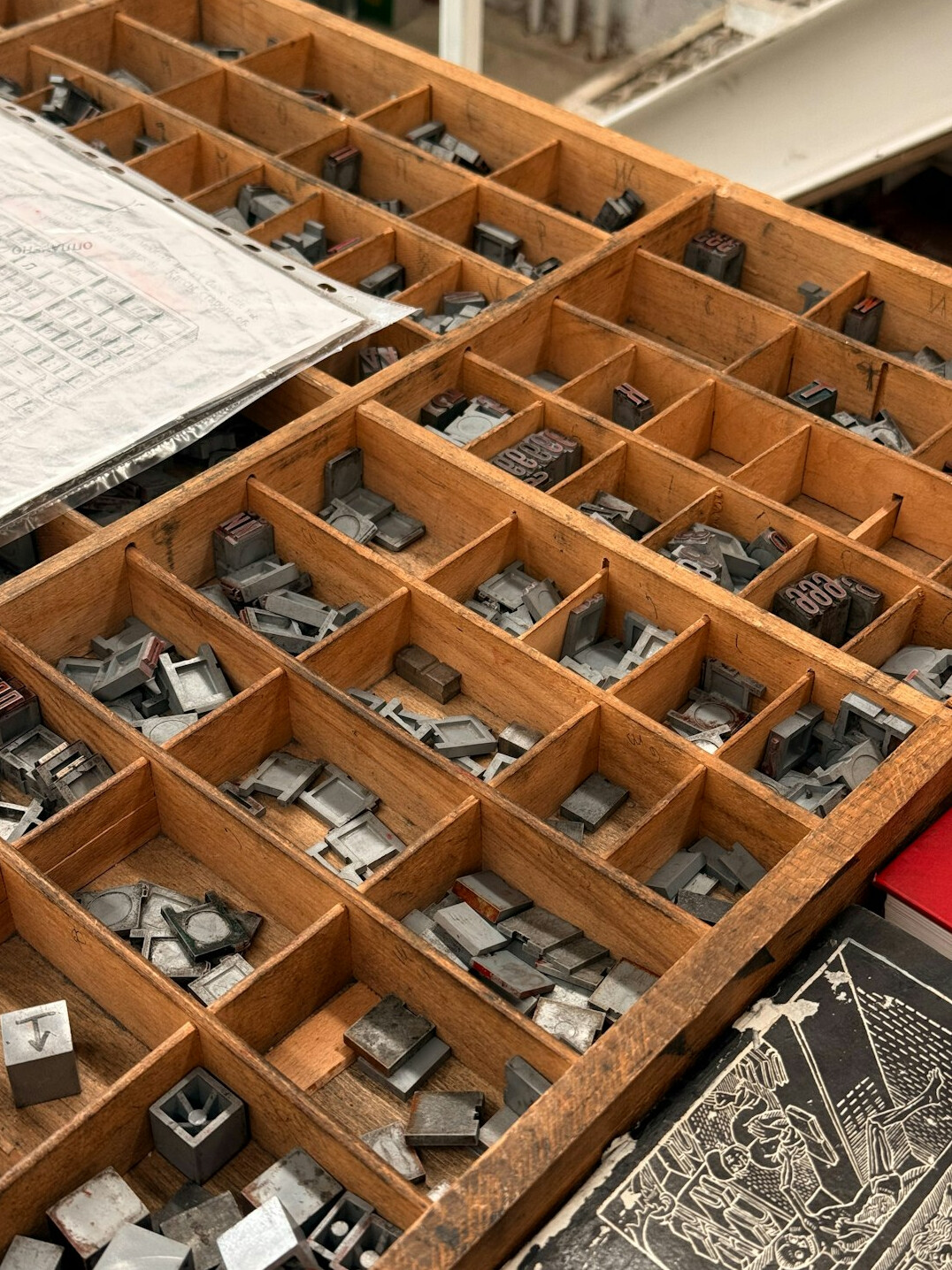 old printing press